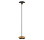 Lampadaire Unilux Baly LED bambou noir