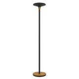 Lampadaire Unilux Baly LED bambou noir