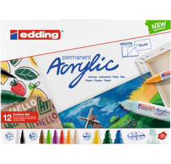 Marqueur acylique edding kit starter grand créatif