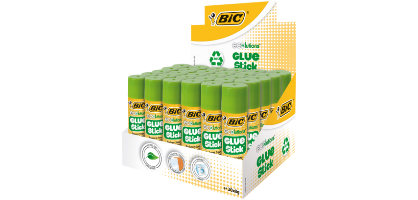 Bâton de colle BIC ECOlutions 8g 20+10 gratuits