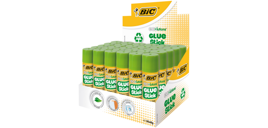 Bâton de colle BIC ECOlutions 8g 20+10 gratuits