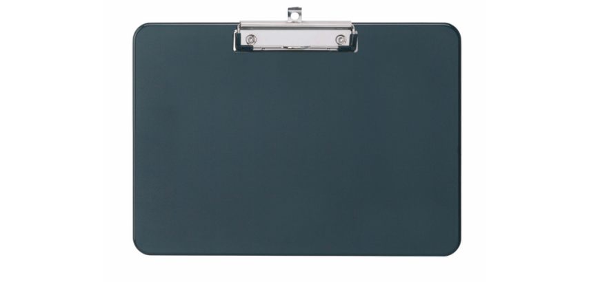 Black plastic A4 landscape clipboard MAUL