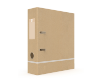 Oxford Touareg Lever Arch File A4 80mm natural/white cardboard