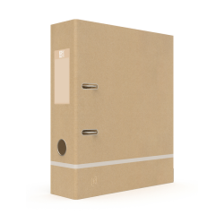 Oxford Touareg Lever Arch File A4 80mm natural/white cardboard