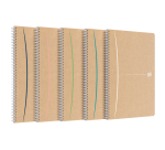 Spiraalblok Oxford Touareg A4 180 pagina's lijn assorti