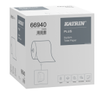 Papier toilette Katrin 66940 système Plus embouts 2 ép 96m blanc