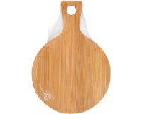 Planche à découper Creotime bambou rond Ø 17cm longueur 24cm