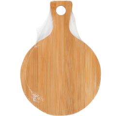 Planche à découper Creotime bambou rond Ø 17cm longueur 24cm