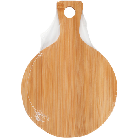 Planche à découper Creotime bambou rond Ø 17cm longueur 24cm