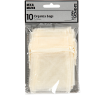 Organza Bags Creativ Company 7x10cm Off-White 10 pieces