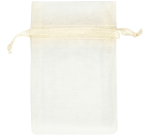 Organza Bags Creativ Company 7x10cm Off-White 10 pieces