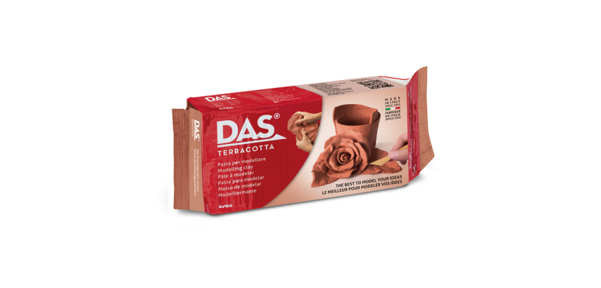 Pâte à modeler DAS auto-durcissante terra cotta 1000g