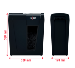 Papiervernietiger Rexel Secure X8 P4 snippers 4x40mm