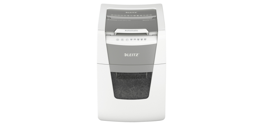 Destructeur Leitz IQ Auto+ Small Office 100 P5 particules 2x15mm