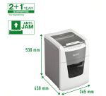 Destructeur Leitz IQ Auto+ Small Office 100 P5 particules 2x15mm