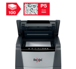 Destructeur Rexel Optimum Auto+ 100M P5 particules 2x15mm