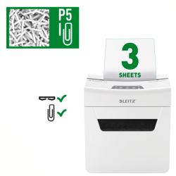Destructeur Leitz IQ Protect Premium 3M P5 particules 2x15mm