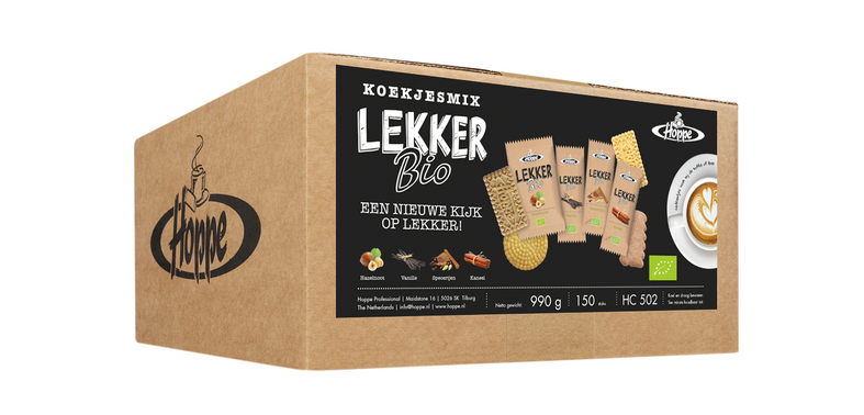 Hoppe Lekker Bio Mix Cookies 150 Pieces