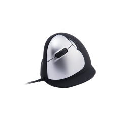 Souris ergonomique R-go Tools HE filaire Large gaucher noir