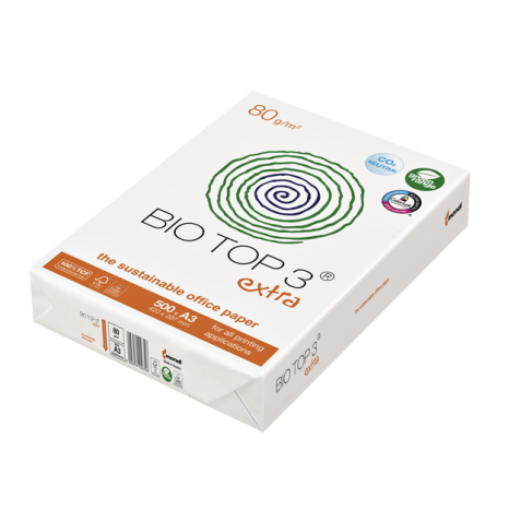 Kopieerpapier BioTop 3 A3 80gr naturel 500 vel