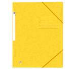 Chemise à élastique Oxford Top File+ A4 jaune