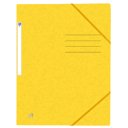 Chemise à élastique Oxford Top File+ A4 jaune