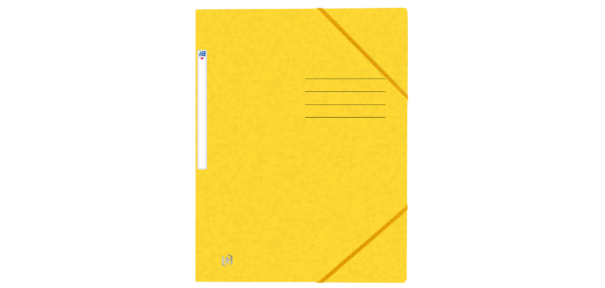 Chemise à élastique Oxford Top File+ A4 jaune