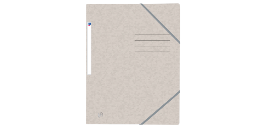 Oxford Top File+ A4 beige Gummibandmappe