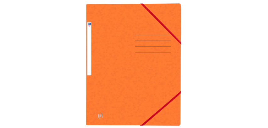 Oxford Top File+ A4 Orange Elastic Folder