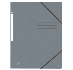 Elastomap Oxford Top File+ A4 grijs