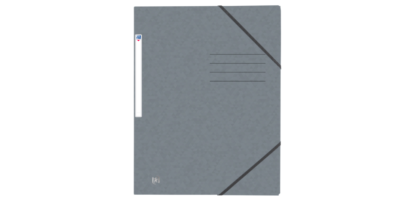 Elastomap Oxford Top File+ A4 grijs