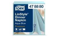 Serviette Tork LinStyle Premium 478880 Pli 1/4 1 ép 390x390mm bleu aqua 50 pièces