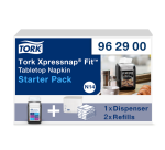 Distributeur serviettes Tork Xpressnap Fit Signature N14 962900 Pack Starter noir