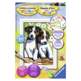 Peinture par numéro Ravensburger Chiots adorables