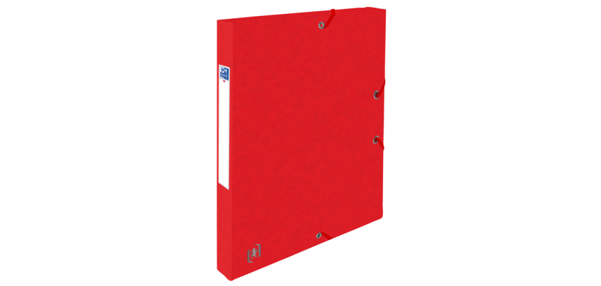 Elastobox Oxford Top File+ A4 25mm rood