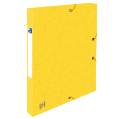 Elastobox Oxford Top File+ A4 25mm geel