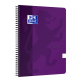 Cahier à spirale Oxford Touch A4 uni 70 feuilles violet