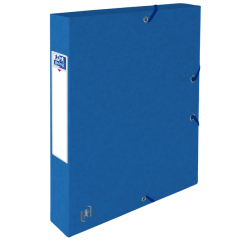 Boîte de classement à élastique Oxford Top File+ A4 40mm bleu