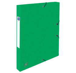 Boîte de classement à élastique Oxford Top File+ A4 25mm vert