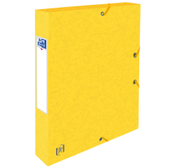Elastobox Oxford Top File+ A4 40mm geel