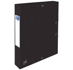 Elastobox Oxford Top File+ A4 40mm zwart