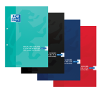 Oxford School A4 Course Pad 2 Holes 4x8mm Grid 100 Assorted Sheets
