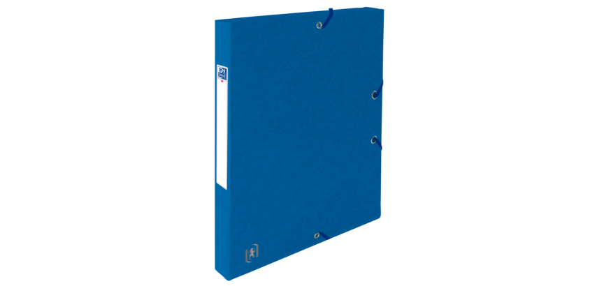 Elastobox Oxford Top File+ A4 25mm blauw