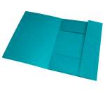 Elastomap Oxford Top File+ A4 aqua