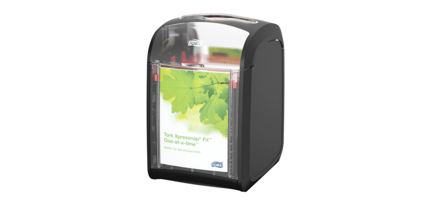 Tork N14 Xpressnap Fit Signature Line Napkin Dispenser 272900 black