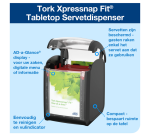Tork N14 Xpressnap Fit Signature Line Napkin Dispenser 272900 black