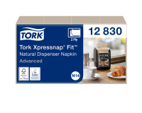 Serviette Tork Xpressnap Fit Advanced N14 12830 2 ép 213x165mm 720 feuilles naturel