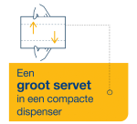 Serviette Tork Xpressnap Fit Advanced N14 12830 2 ép 213x165mm 720 feuilles naturel