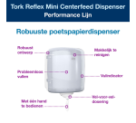 Distributeur Tork Reflex M4 Reflex Performance 473190 blanc