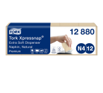Tork Xpressnap Premium Serviette N4 12880 Falz 1/2 2-lagig 213x165mm 100 Blätter natur